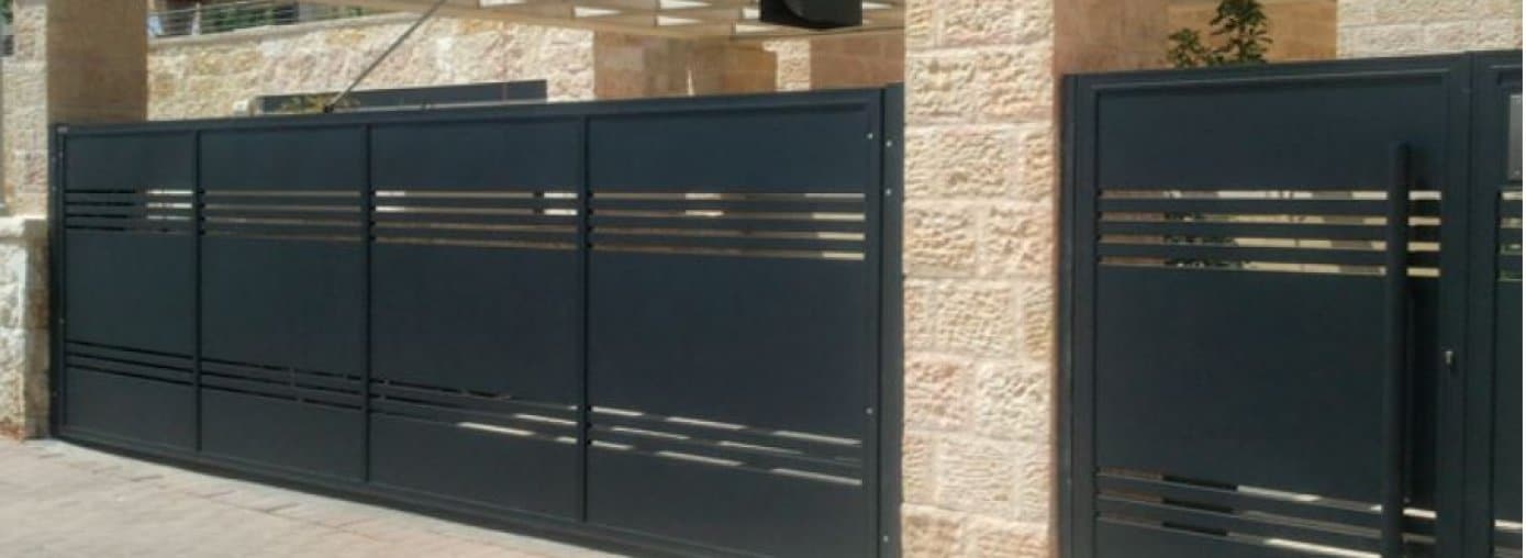 שער חשמלי דגם רצועות 8